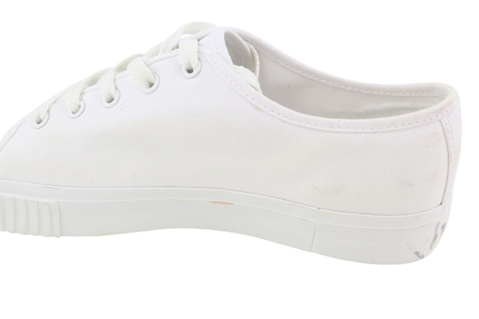 TIMBERLAND A2FHC Women Sneakers EU37.5/38.5 White Low Top Lace Up Almond Toe