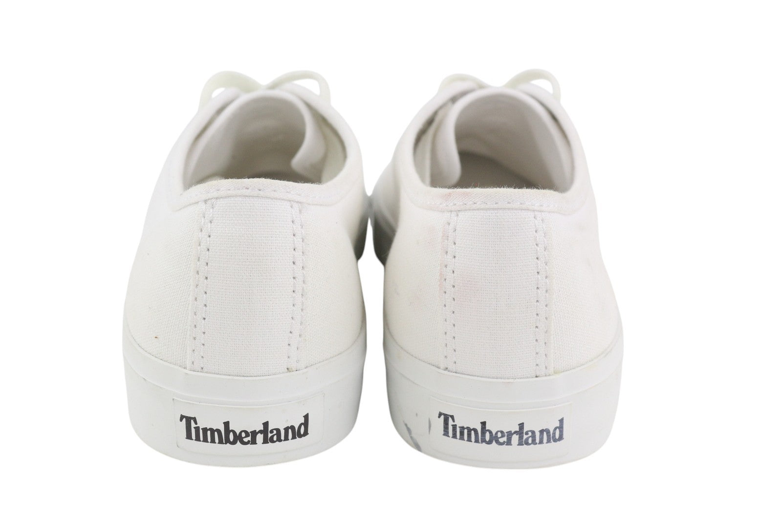 TIMBERLAND A2FHC Women Sneakers EU37.5/38.5 White Low Top Lace Up Almond Toe