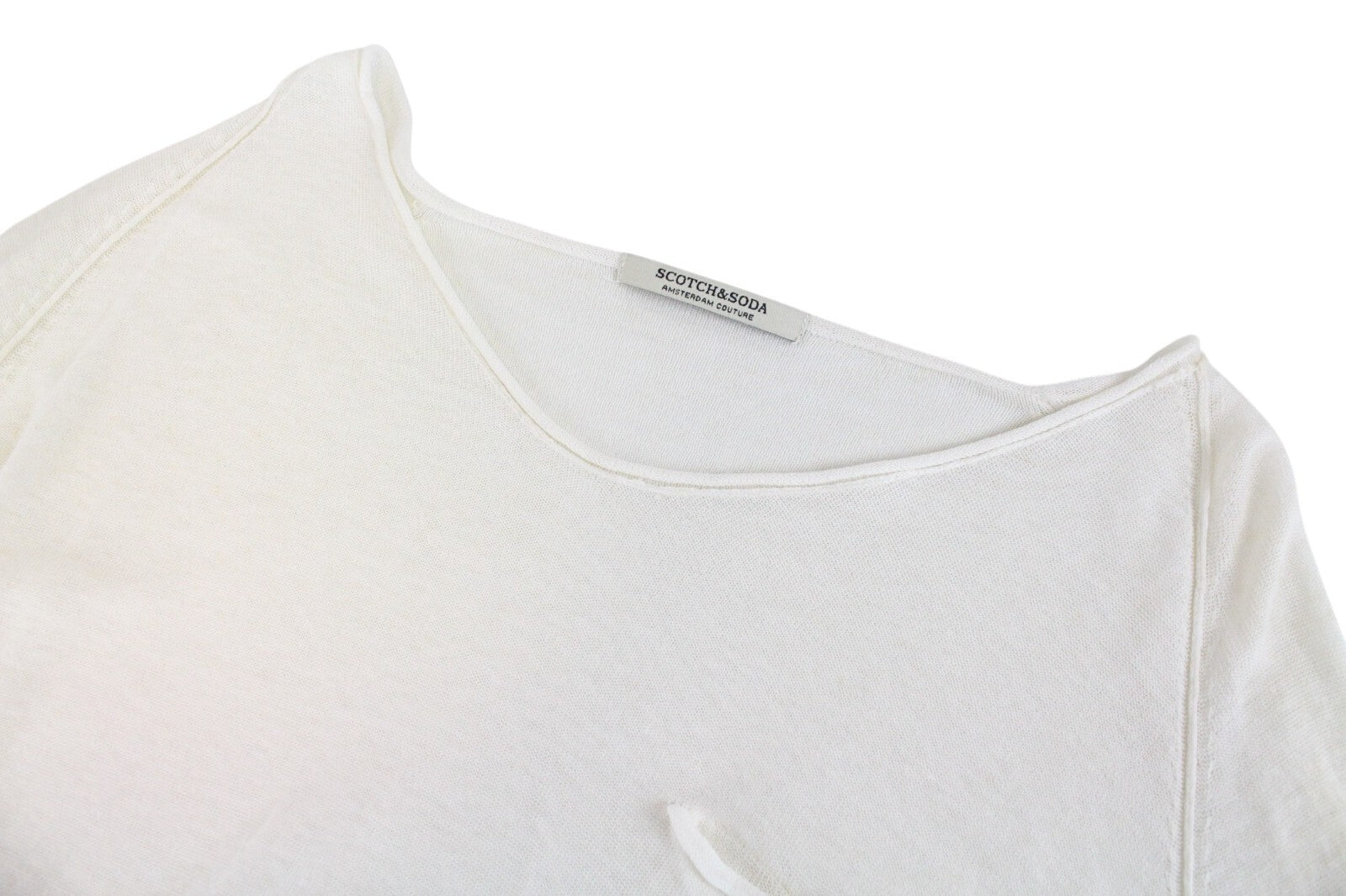 SCOTCH &amp; SODA Ams Couture vyriškas smėlio spalvos megztinis su kišenėmis ilgomis rankovėmis ~M 