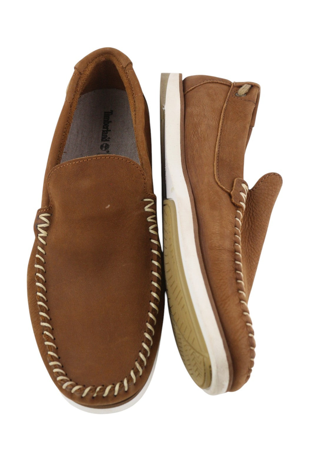 TIMBERLAND A2A92 vyriški batai, rudi, odiniai, laiviniai, įmaunami, „True Cloud Comfort“ 