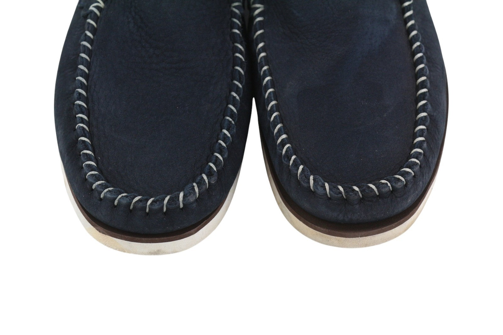 TIMBERLAND A2A8F vyriški batai EU43 tamsiai mėlyni odiniai laiviniai bateliai „True Cloud Comfort“ 