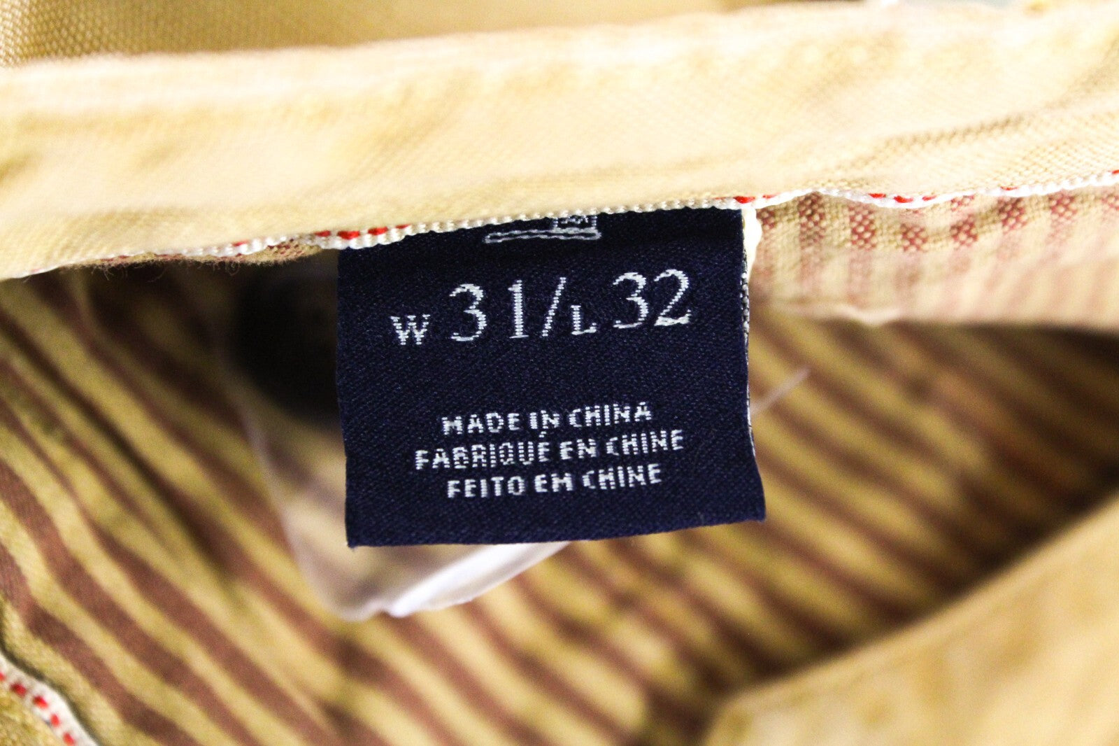 SCOTCH & SODA Theon Mens Trousers W31/L32 Slim Yellow Washed Cotton Taper