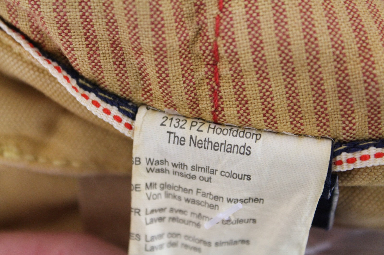 SCOTCH & SODA Theon Mens Trousers W31/L32 Slim Yellow Washed Cotton Taper