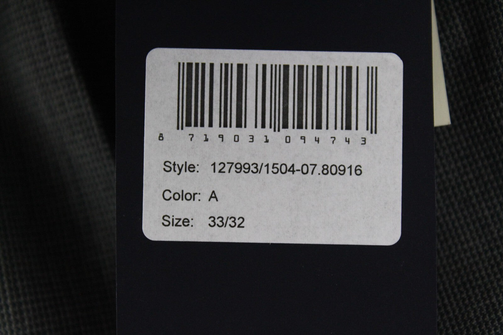 SCOTCH & SODA Stuart Mens Pants W33/L32 Slim Grey Cotton Pleated Belted