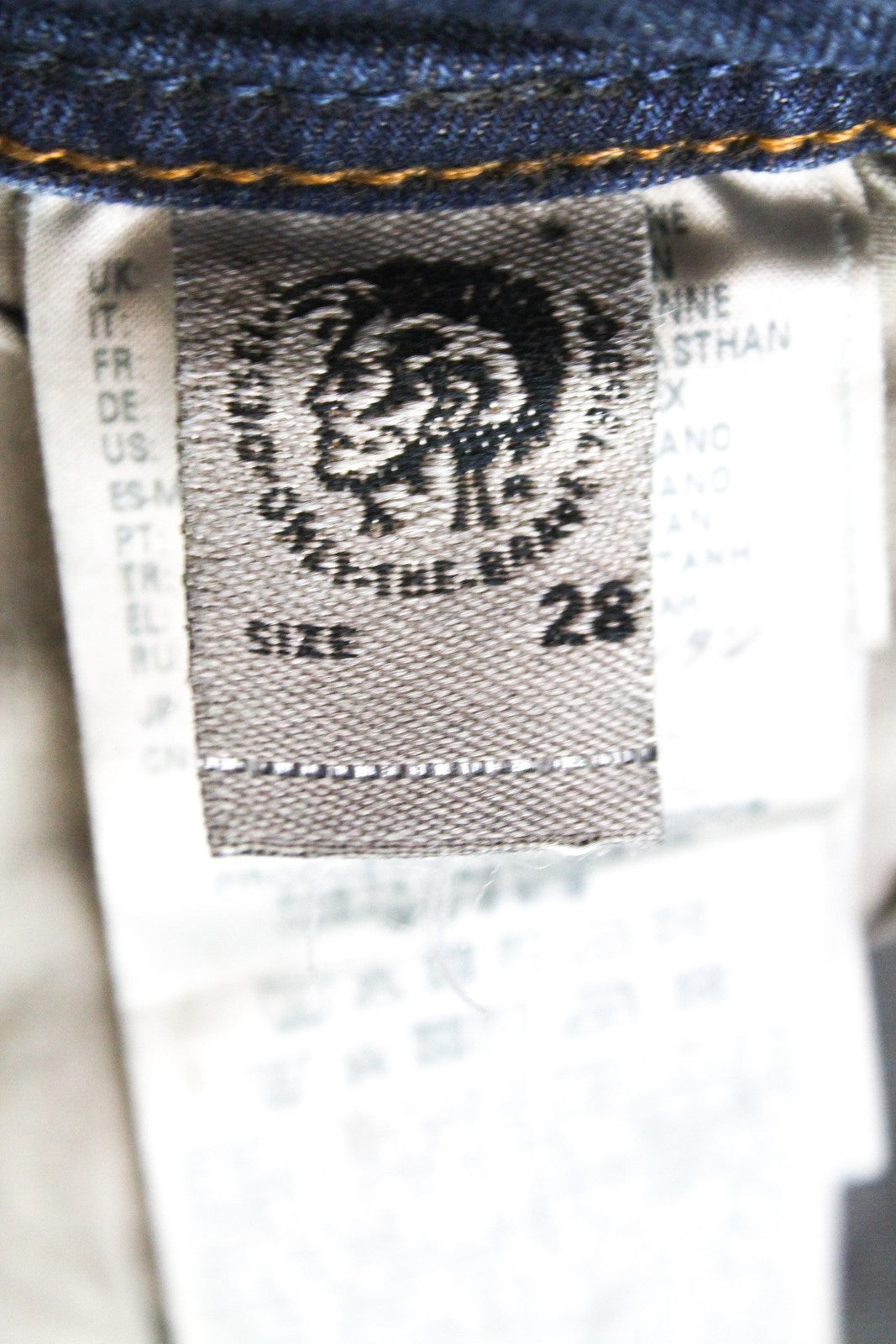 DIESEL Sleenker 069DG vyriški džinsai W28 L32 Slim Fit tamprūs medvilniniai mėlyni džinsai 