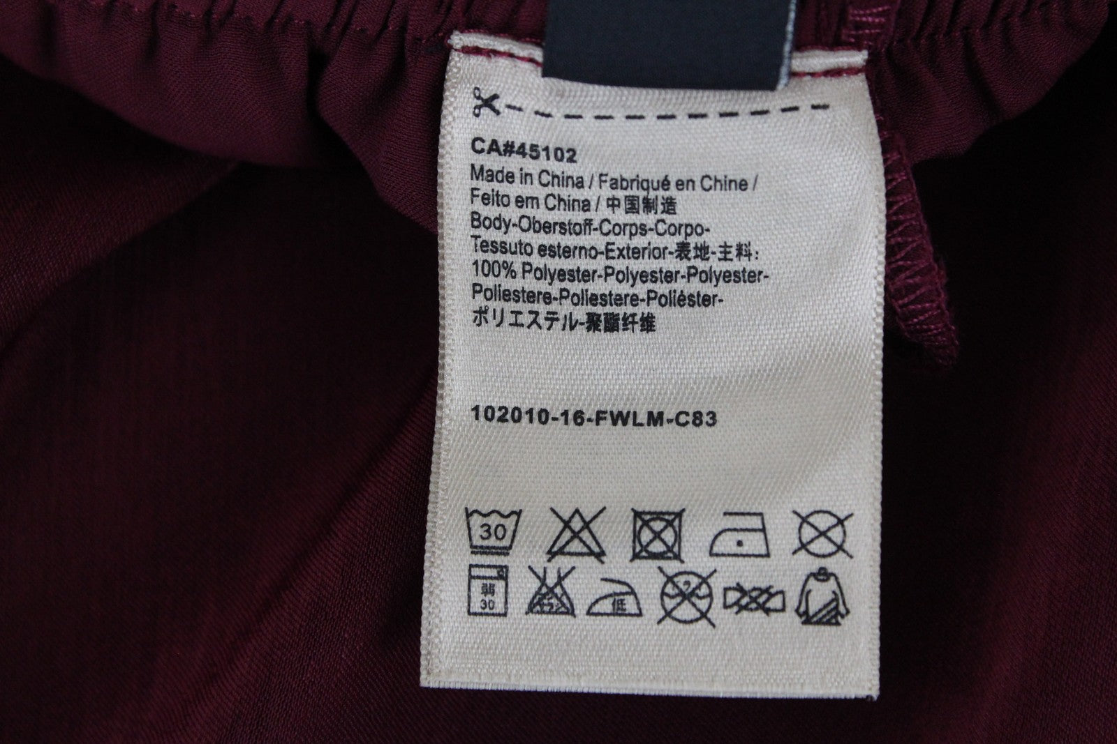 MAISON SCOTCH Womens Red Pull-On Pants XS Lightweight Slit Pocket Casual Style