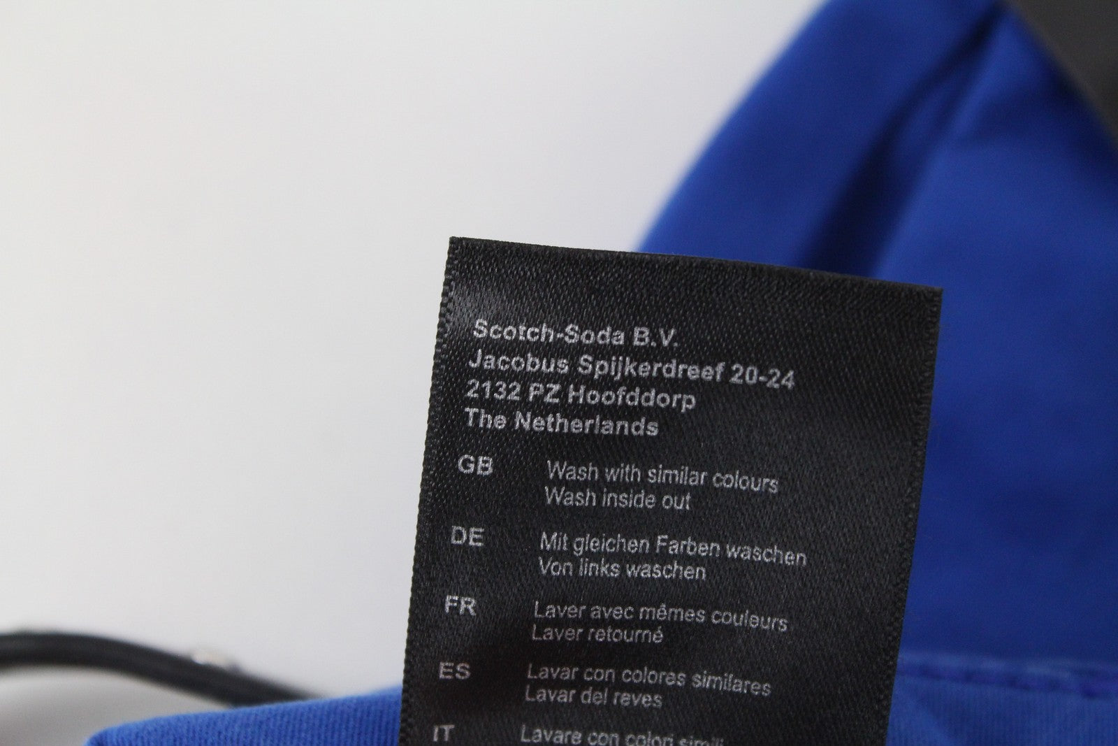 MAISON SCOTCH Womens W24/L32 Slim  Cotton Trousers Blue Belted Stretchy Style