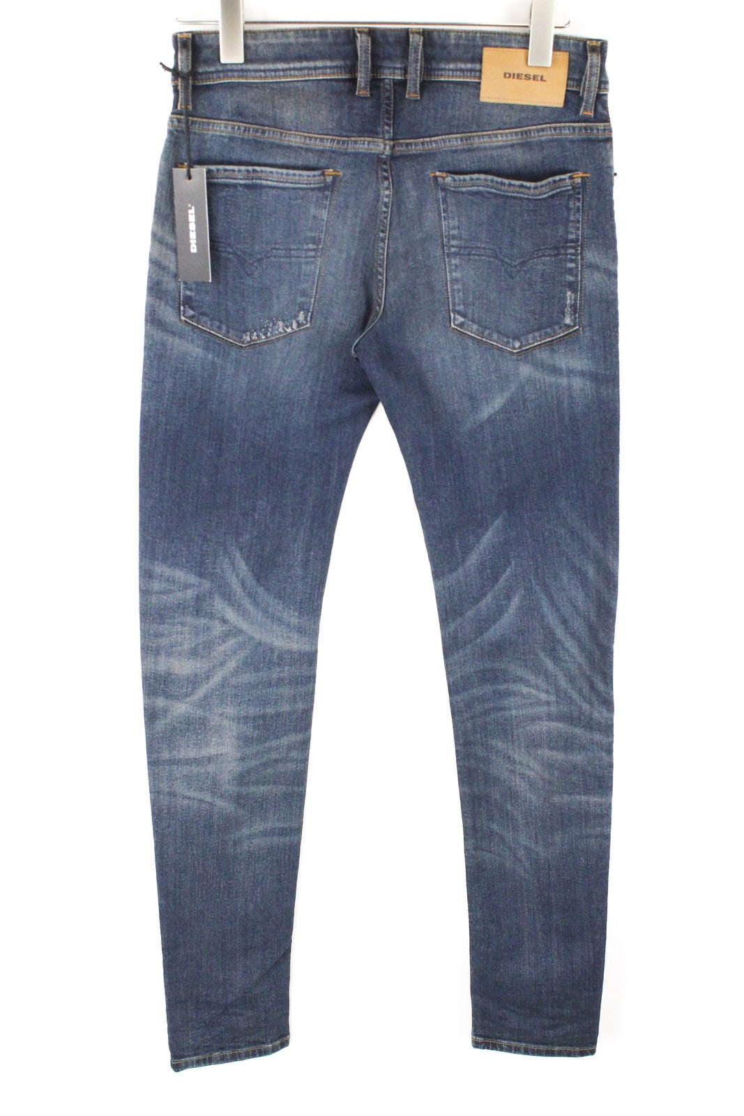 DIESEL Sleenker 069DG vyriški džinsai W29 L32 aptempti, 5 kišenių, mėlyni, medvilniniai 