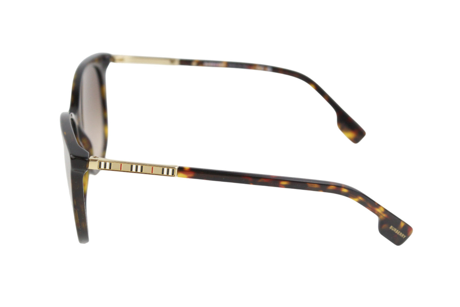 BURBERRY Alice moteriški akiniai nuo saulės, VIENO DYDŽIO, vidutiniškai rudi, su gyvūnų raštu ir logotipu, rekomenduojama kaina – 269 € 