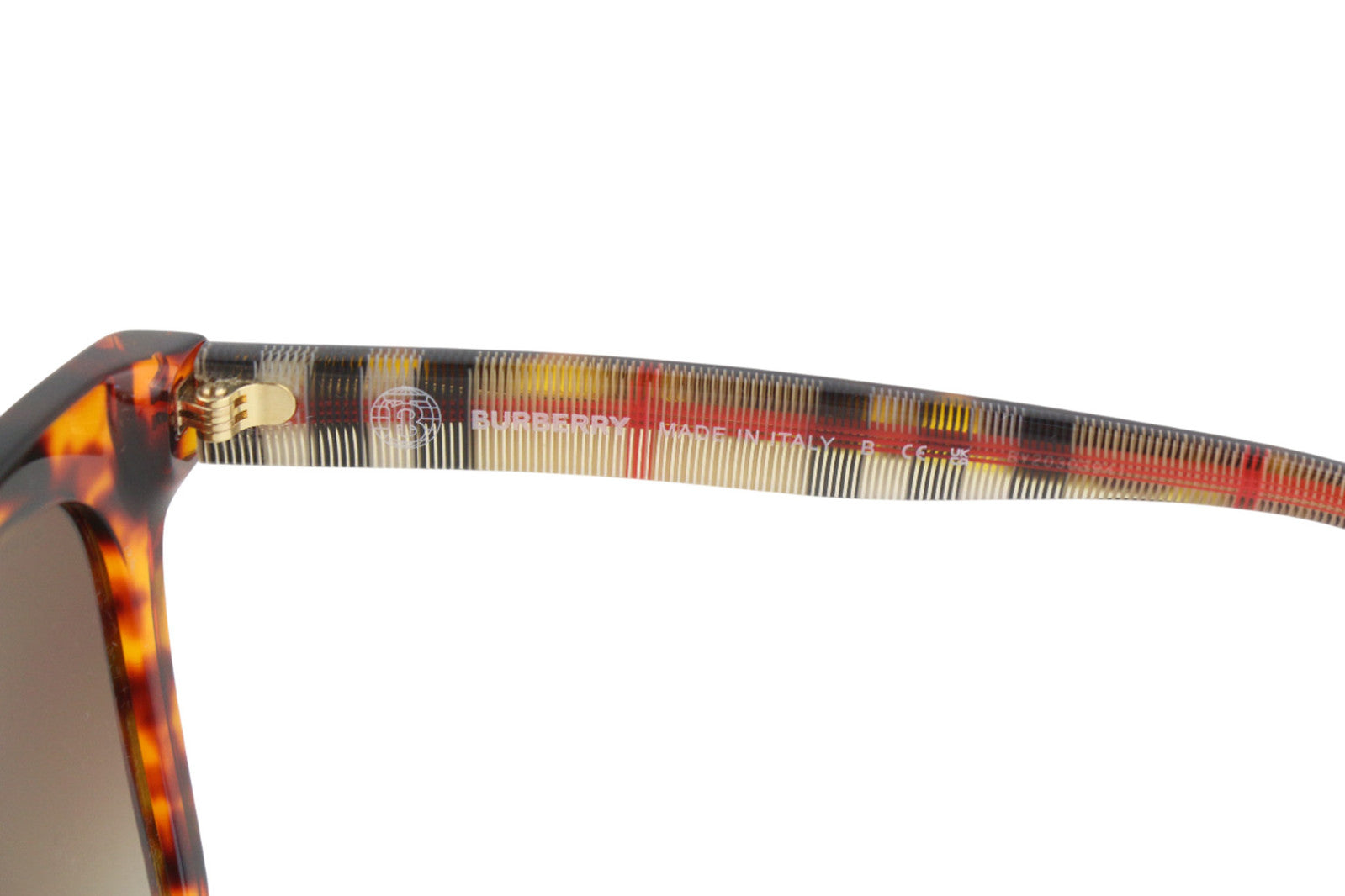 BURBERRY Elsa moteriški akiniai nuo saulės, VIENO DYDŽIO, vidutinio rudumo, su gyvūnų raštu ir logotipu, rekomenduojama kaina – 269 € 