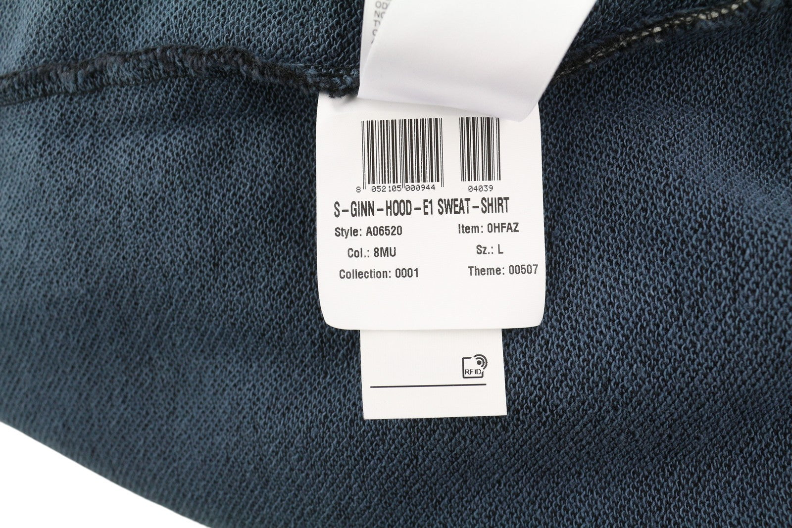 DIESEL S-Ginn-Hood-E1 vyriškas džemperis su gobtuvu, L dydžio, tamsiai pilkas, su kengūros efektu, RRP 195 € 