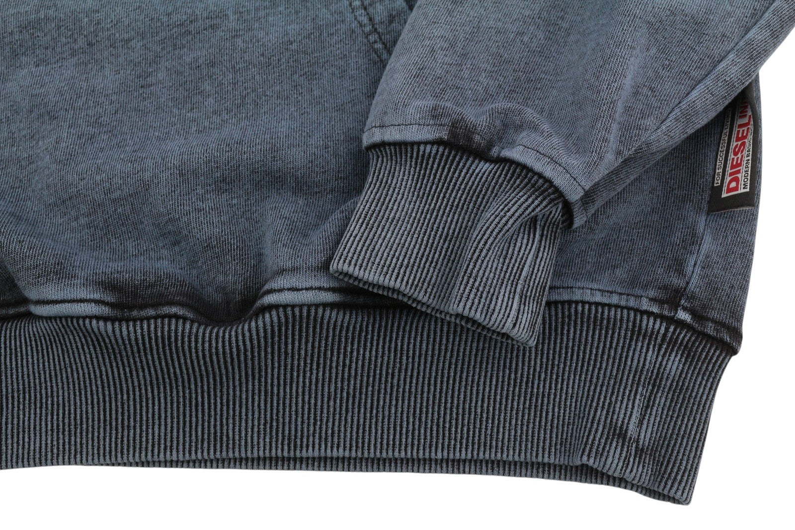 DIESEL S-Ginn-Hood-E1 vyriškas džemperis su gobtuvu, L dydžio, tamsiai pilkas, su kengūros efektu, RRP 195 € 