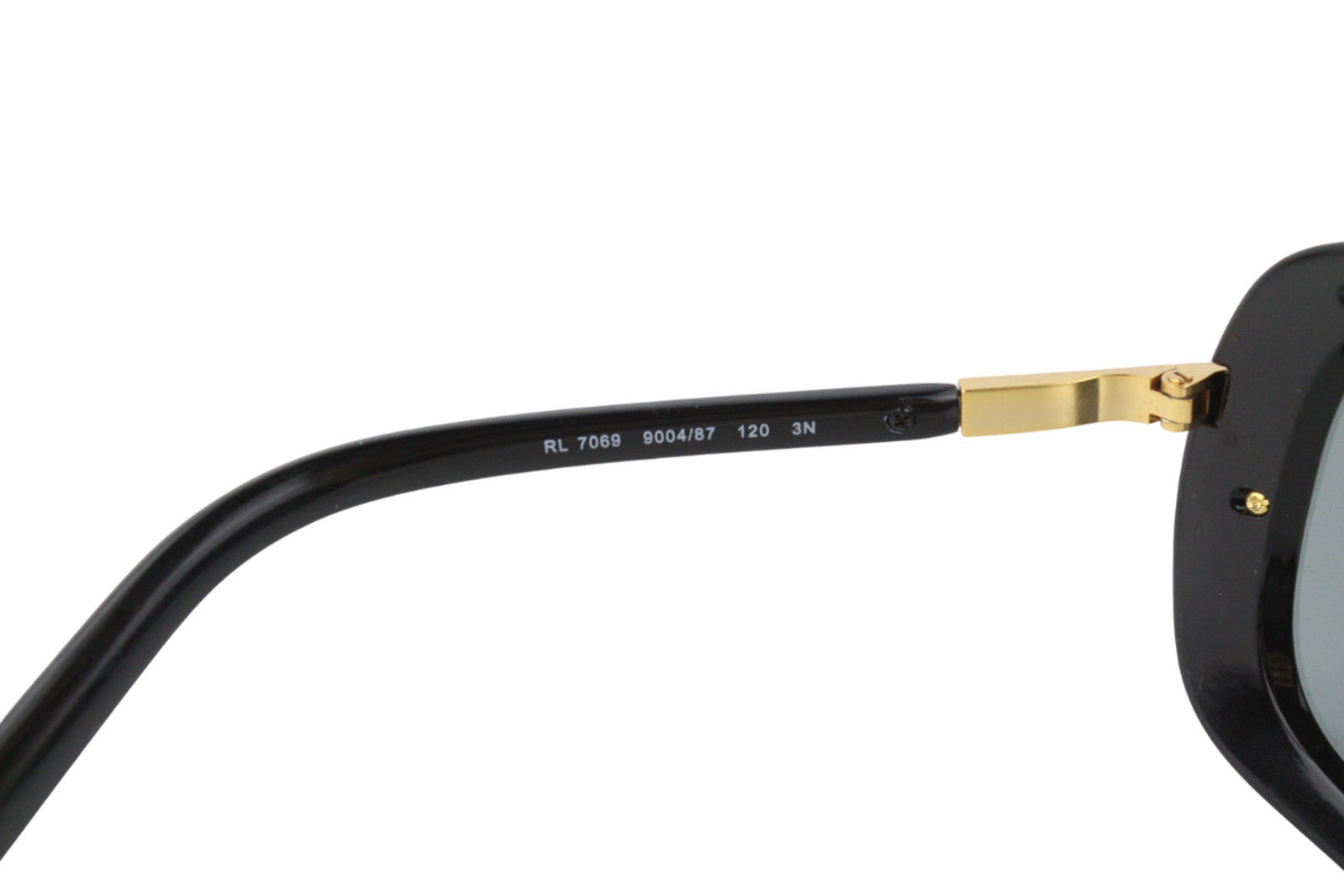 RALPH LAUREN Men Sunglasses 0RL7069 Shiny Black Grey U.V. Protection RRP€185