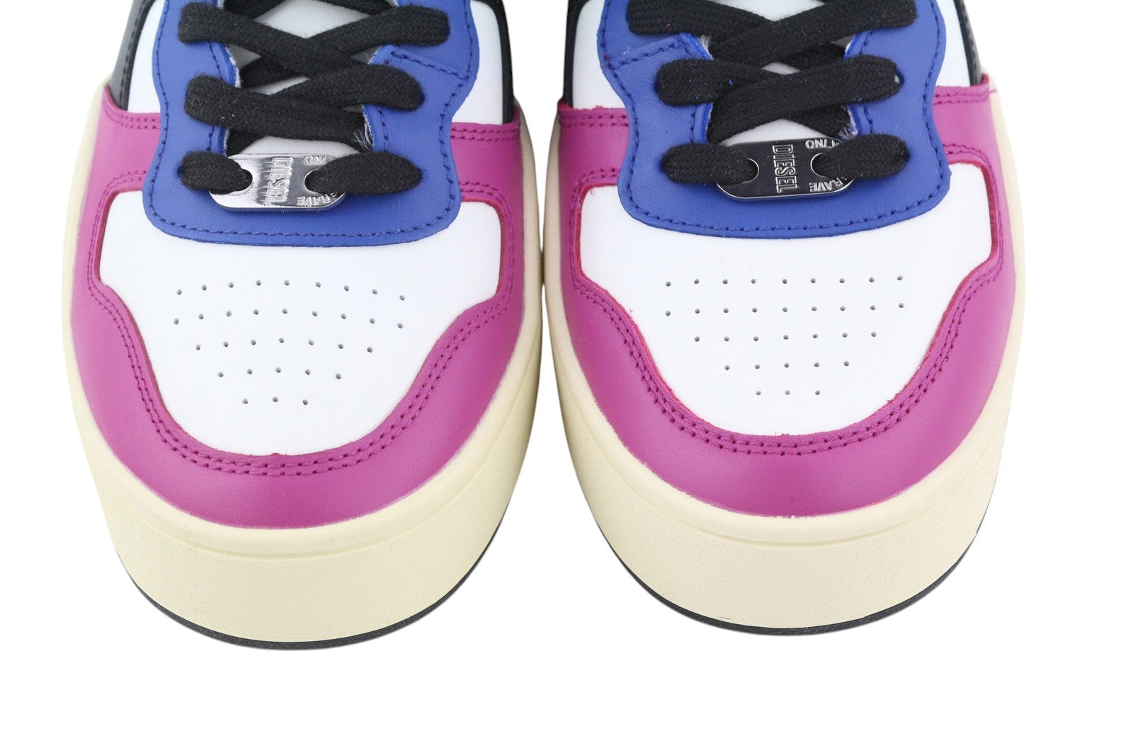 DIESEL S-Ukiyo Mid vyriški sportbačiai, EU44, karvės odos, spalvingi, suvarstomi, RRP 195 € 