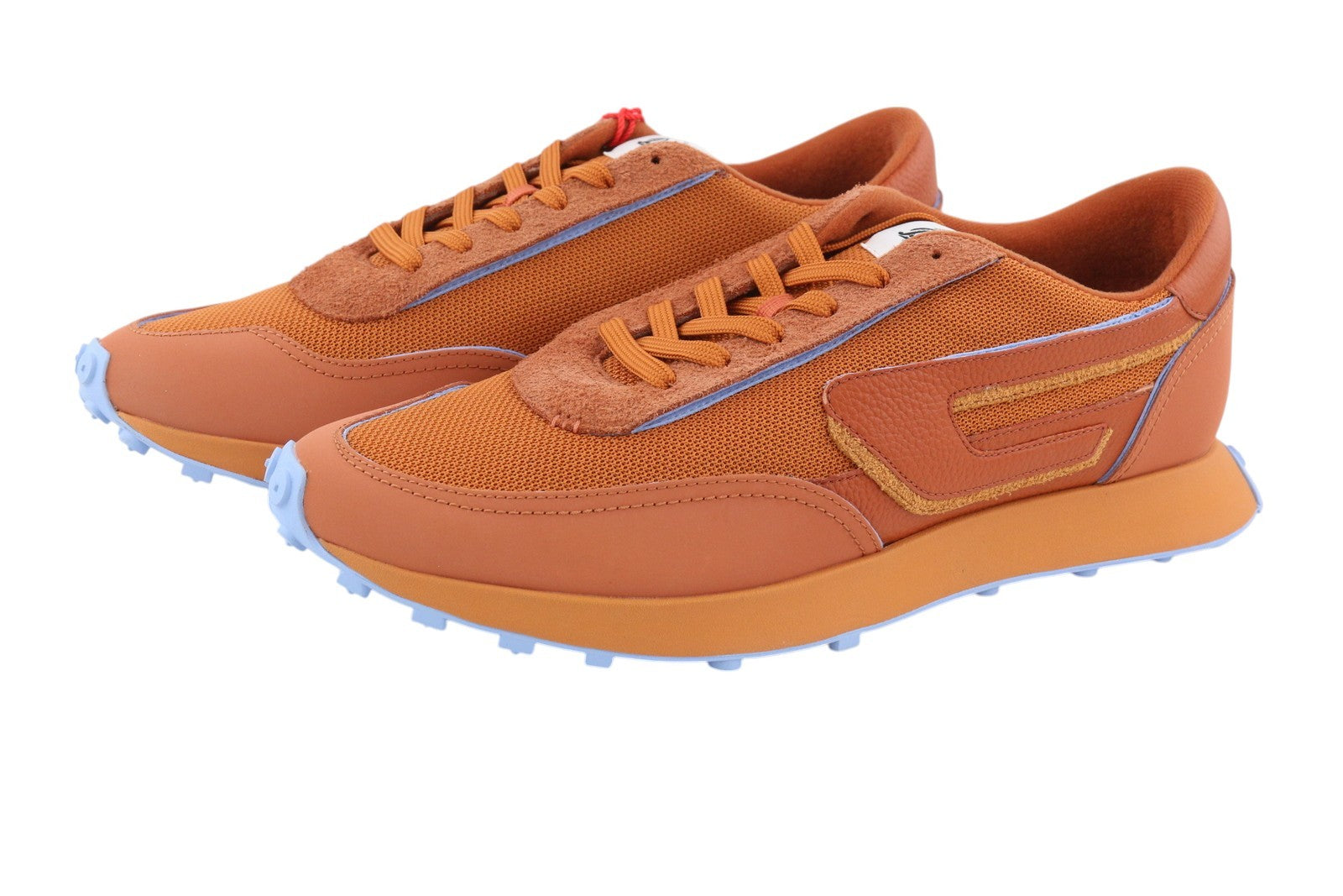 DIESEL S-Racer LC vyriški sportbačiai, rudi, odiniai, suvarstyti, žemakulniai, EU45, rekomenduojama kaina – 185 € 