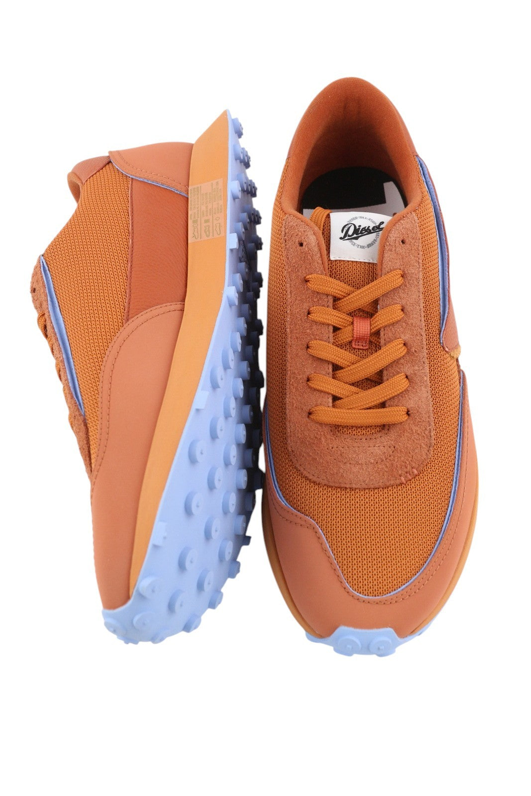 DIESEL S-Racer LC vyriški sportbačiai, rudi, odiniai, suvarstyti, žemakulniai, EU45, rekomenduojama kaina – 185 € 