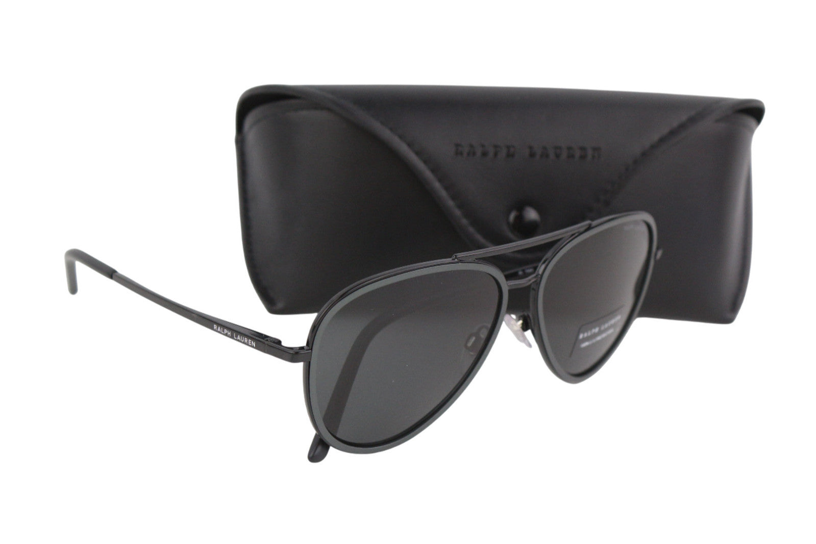 RALPH LAUREN vyriški akiniai nuo saulės 0RL7064, blizgantys juodi, su apsauga nuo UV spindulių, rekomenduojama mažmeninė kaina – 190 € 