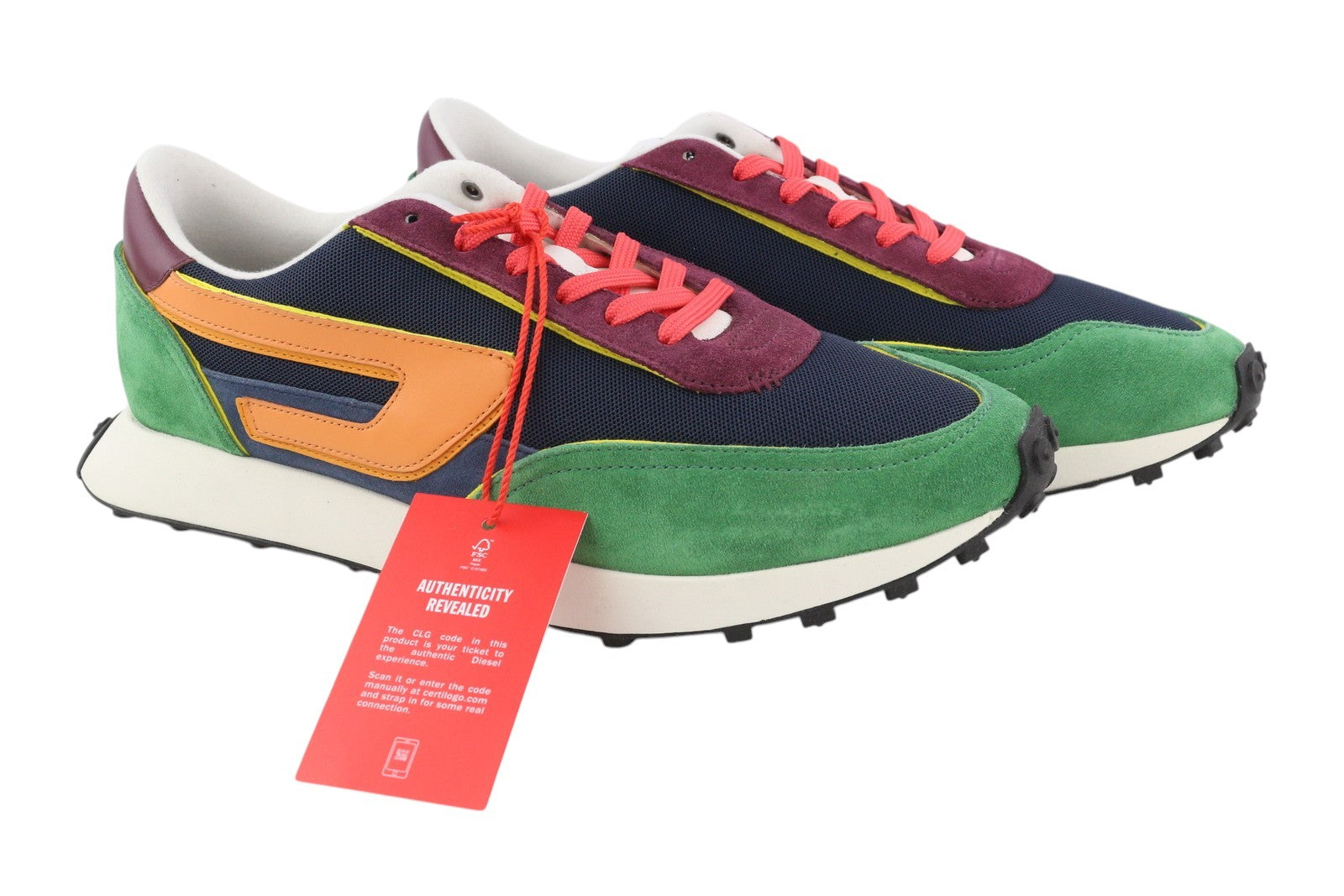 DIESEL S-Racer LC vyriški sportbačiai, EU42, odiniai, žemakulniai, migdolų spalvos, rekomenduojama kaina – 185 € 