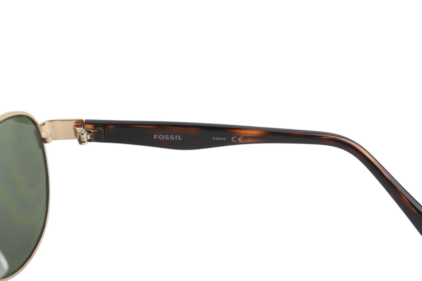 FOSSIL FM25 vyriški akiniai nuo saulės su raštuotu rėmeliu, piloto formos, unisex, Fossil, 100 % apsauga nuo UV spindulių 