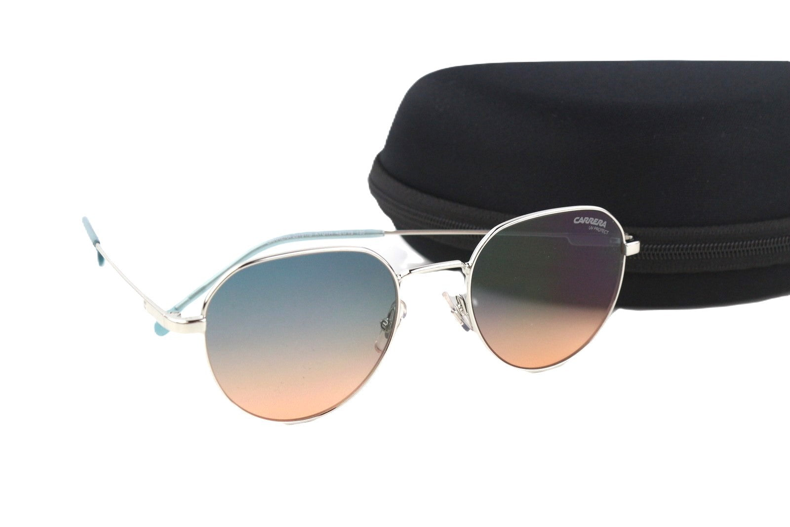 CARRERA Ktuth vyriški akiniai nuo saulės OS Pilot mėlynos spalvos su oranžine UV apsauga 2015T/S 