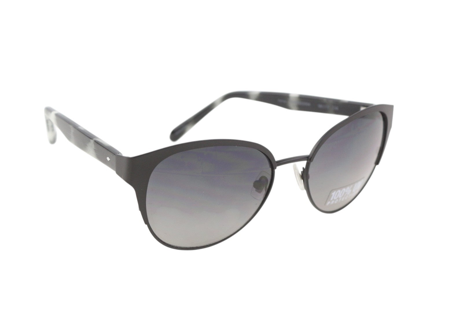 FOSSIL FW153 moteriški akiniai nuo saulės su raštuotu rėmeliu Fossil katės akių formos, 100 % apsauga nuo UV spindulių 