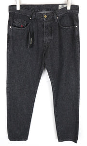 DIESEL Mharky 089AS vyriški džinsai W32 L32 Slim Skinny Fit, pilki, medvilniniai 