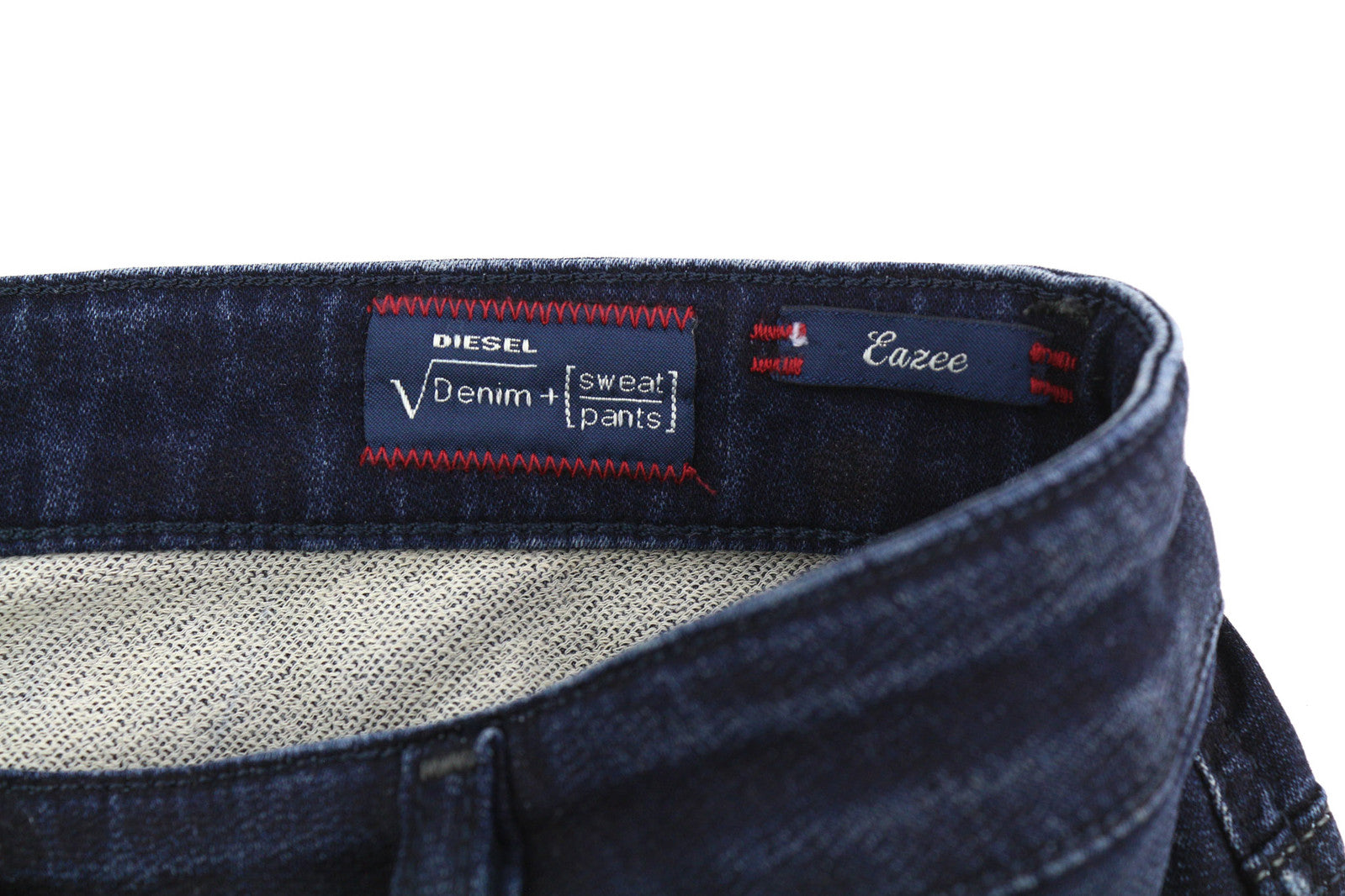 DIESEL Eazee-Ne 0662K Women Jeans W25 Jogg Sweat Ripped Distress Slim RRP€235