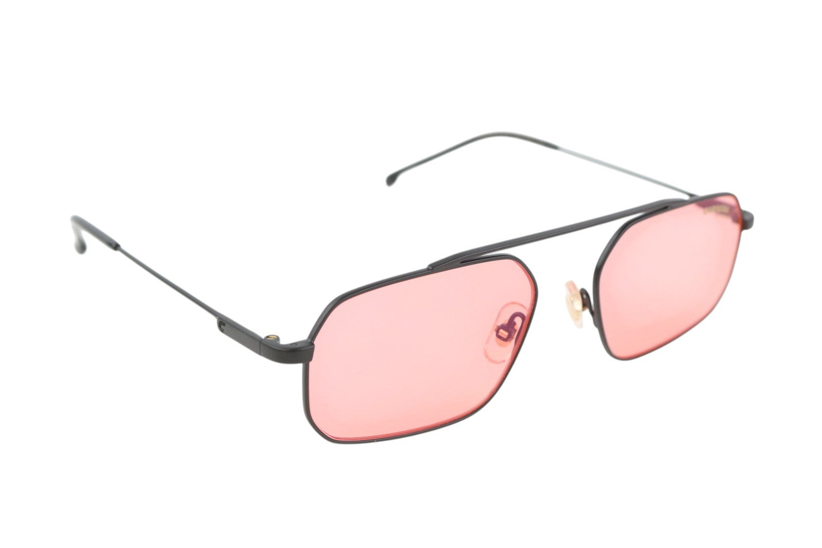 CARRERA OITUZ vyriški akiniai nuo saulės unisex su violetiniais lęšiais, logotipu ir UV apsauga 2016T/S