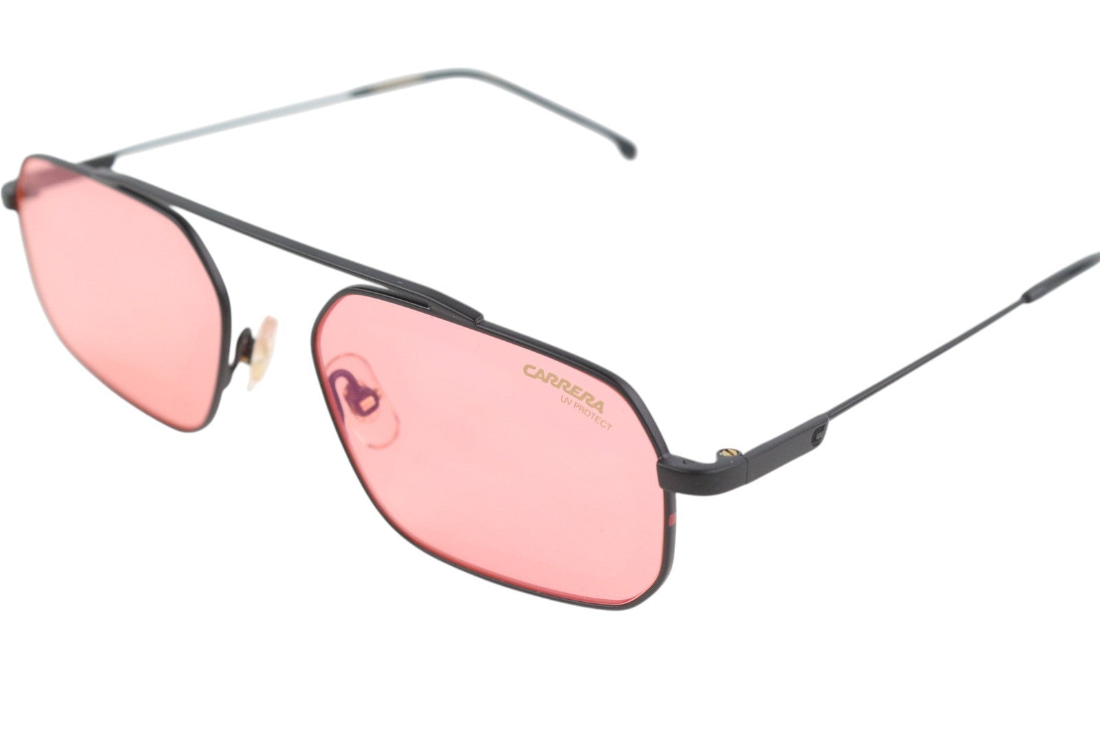 CARRERA OITUZ vyriški akiniai nuo saulės unisex su violetiniais lęšiais, logotipu ir UV apsauga 2016T/S