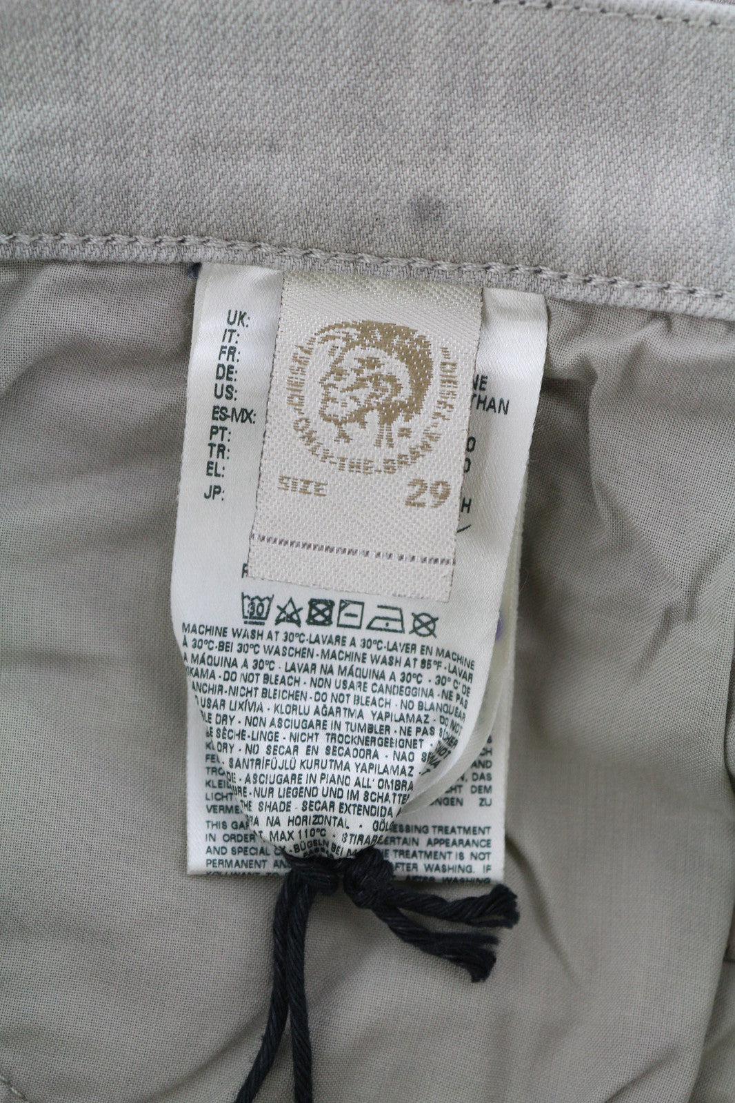 DIESEL D.N.A. Belthy 0676M Women Jeans W29/L32 Regular Slim Straight Low RRP€180