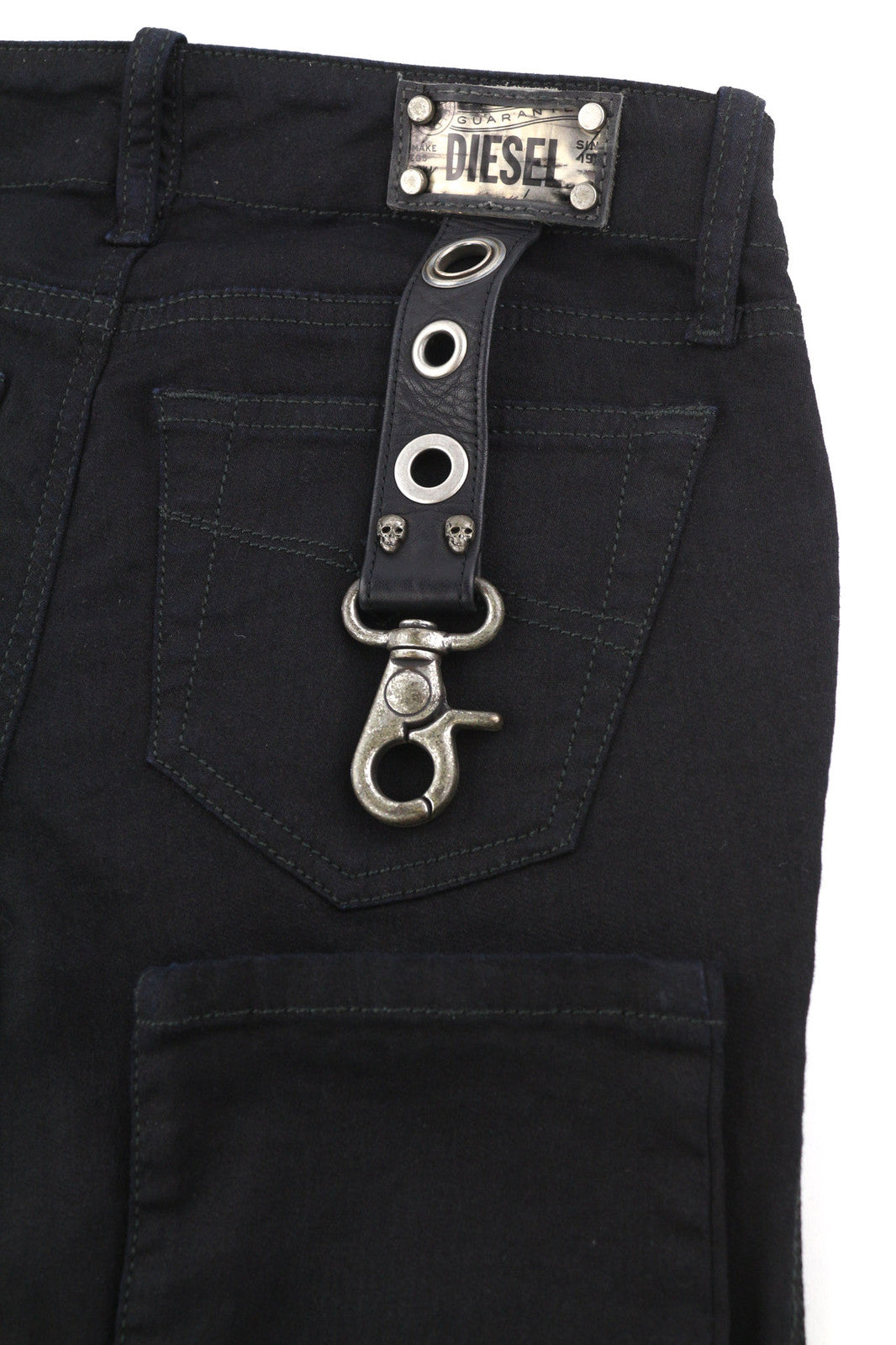 DIESEL Reboot-B-Grupee-Ne-B 0608S Women Jeans W23 Jog Denim Sweat Black RRP€280