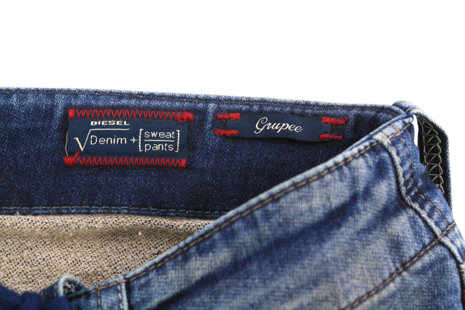 DIESEL Grupee-Ne 0603L Women Jeans W25 Jogg Denim Sweat Skinny Fit Blue RRP€250