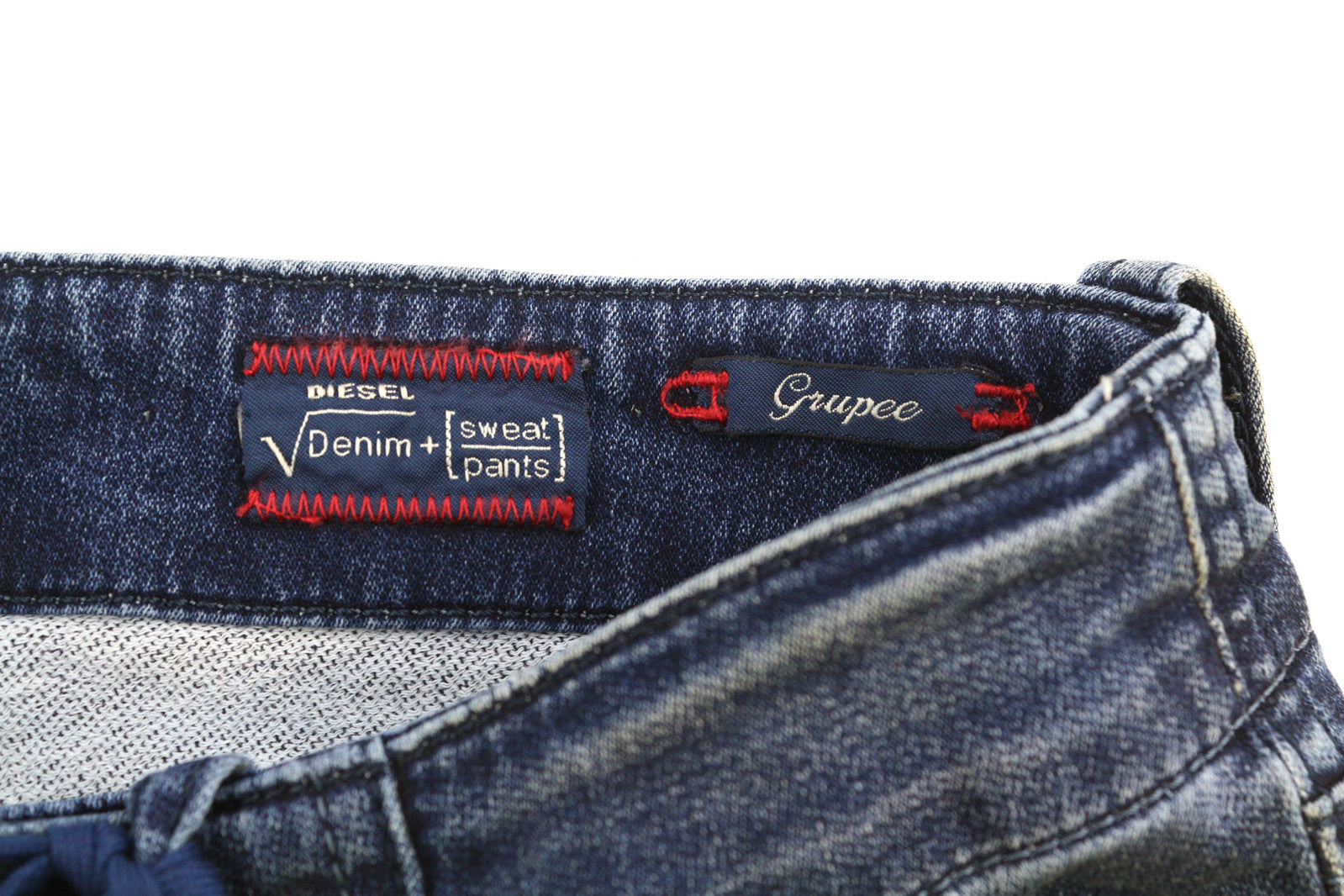 DIESEL Grupee-Ne 0662L Women Jeans W25 Jogg Denim Sweat Skinny Fit Blue RRP€250