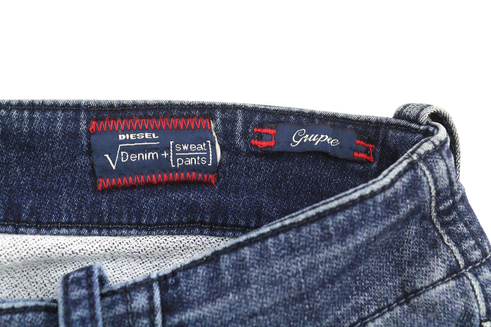 DIESEL Grupee-Ne 0662L Women Jeans W23 Jogg Denim Sweat Skinny Fit Blue RRP€250
