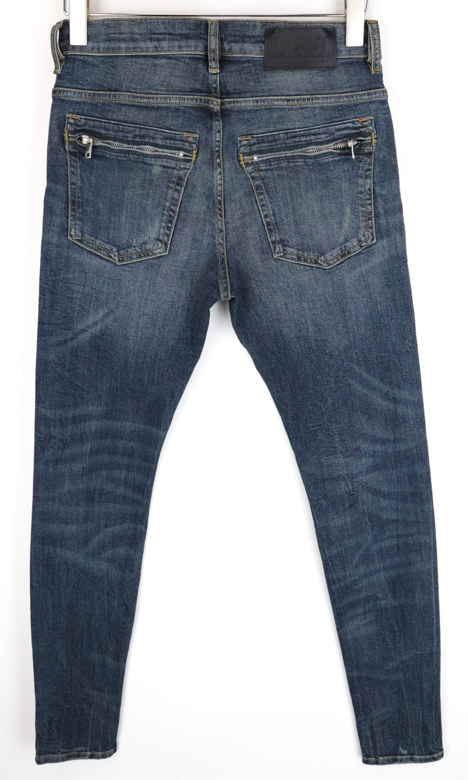 DIESEL D-Amny 069GC vyriški džinsai W29 L32 aptempti mėlyni skalbtos medvilnės džinsai 