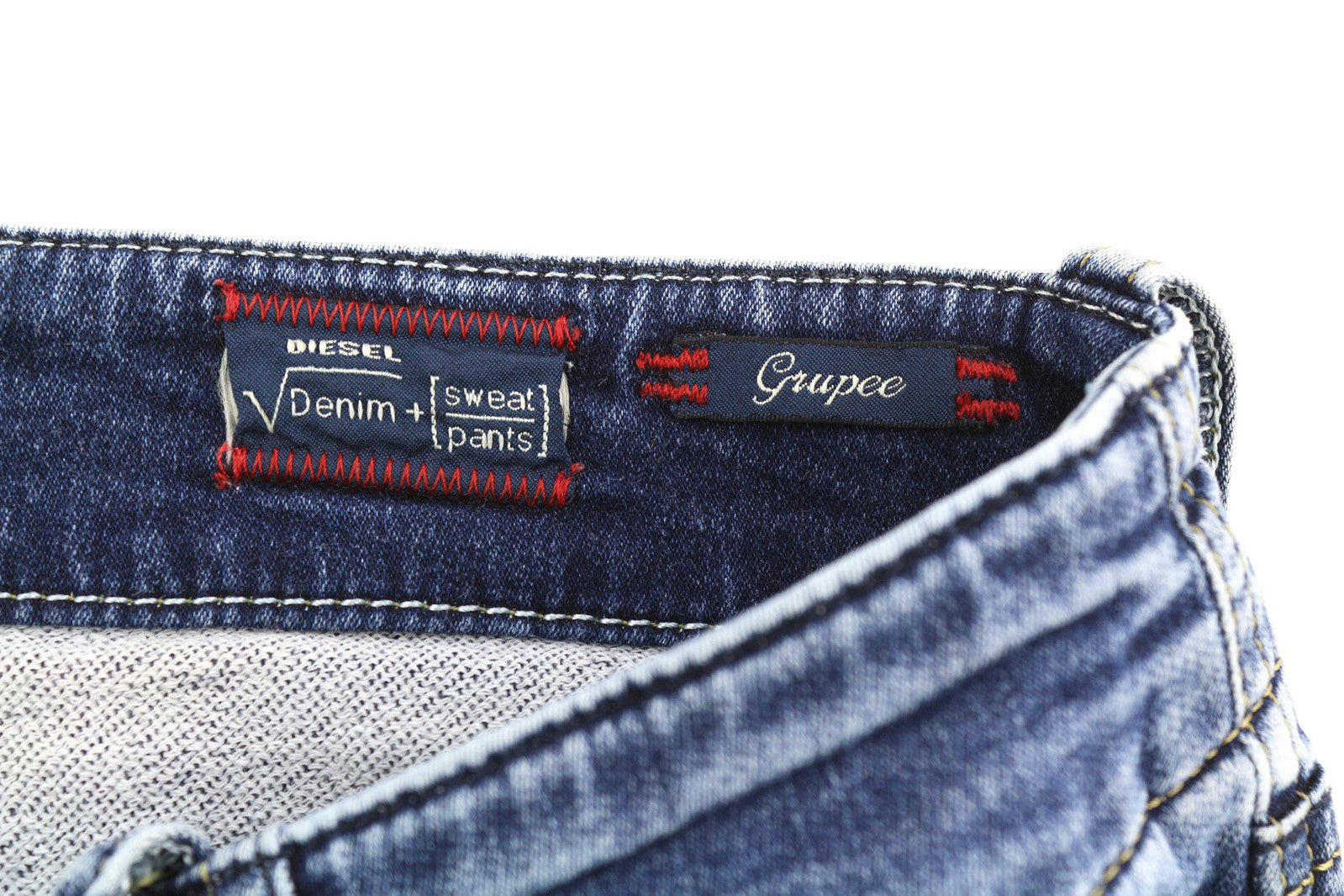 DIESEL Grupee-Ne 0607U Women Jeans W25 Jogg Denim Sweat Skinny Washed RRP€250