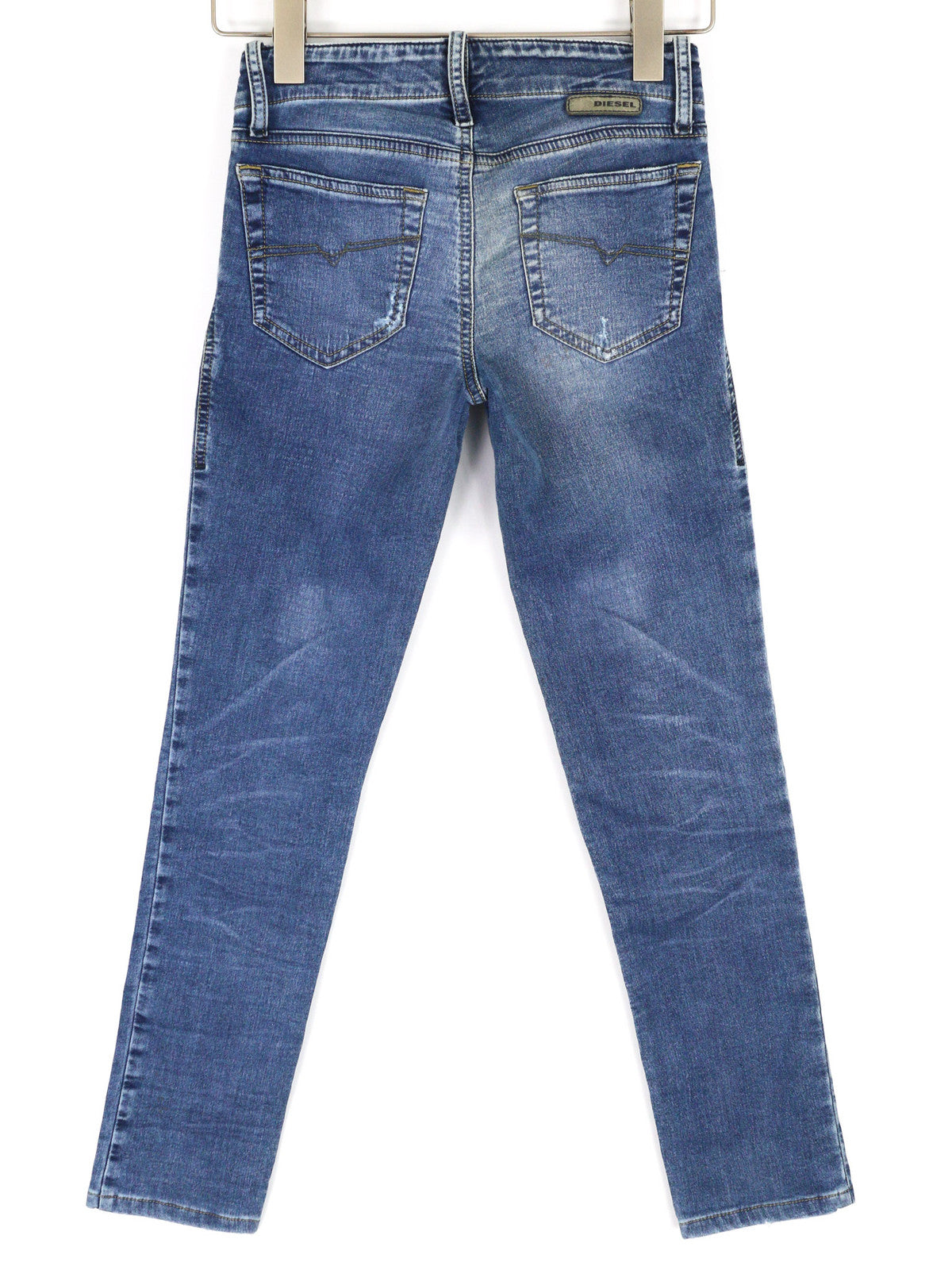 DIESEL Grupee-Ne 0607U Women Jeans W23 Jogg Denim Sweat Skinny Fit Logo RRP€250