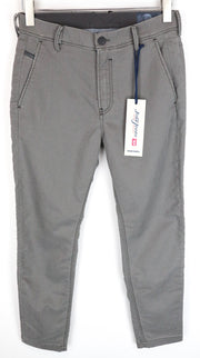 DIESEL Chino-M-NE 0685E vyriški džinsai W28 Sweat Jogg Slim Fit pilki su tampriomis klostėmis 