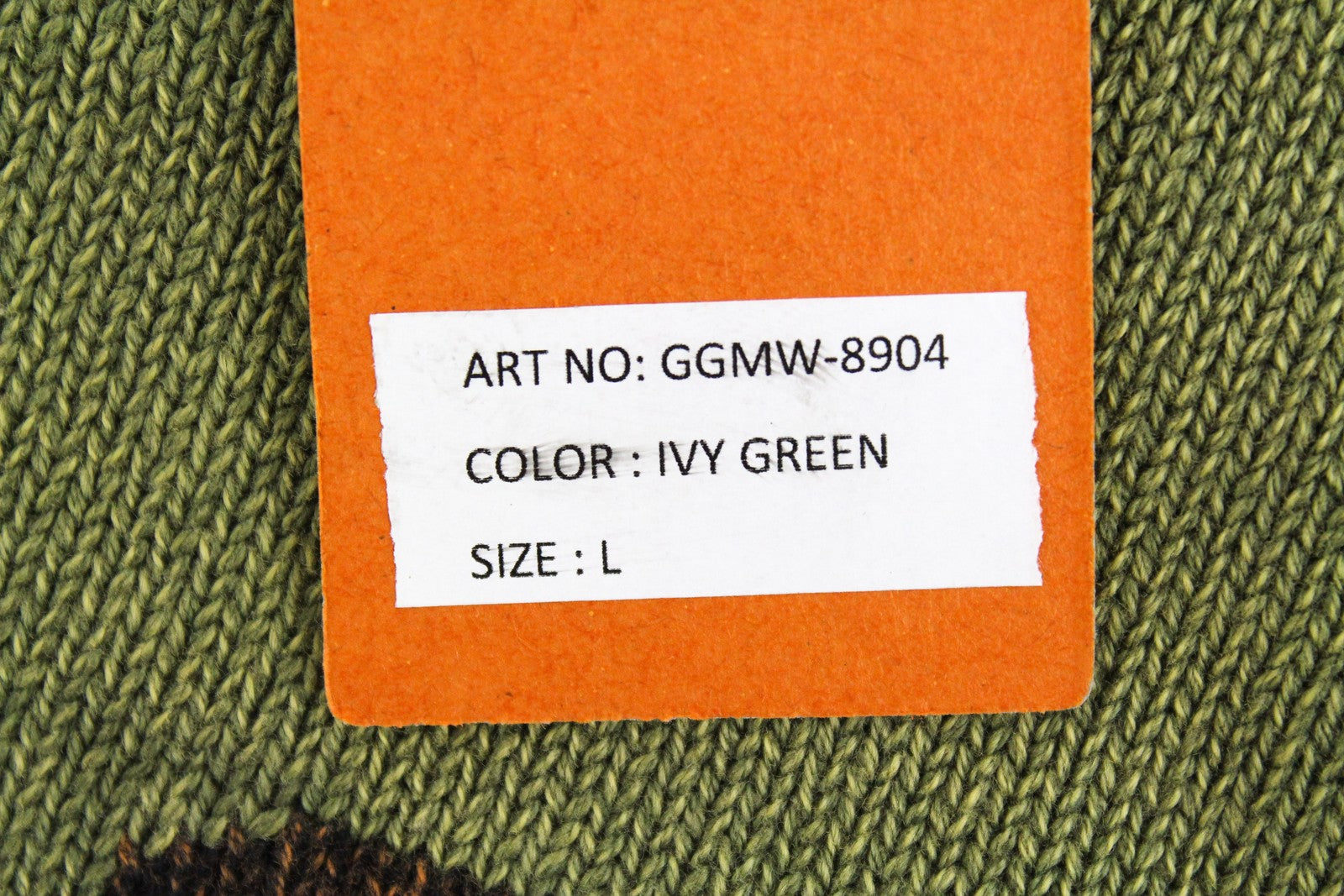 GOOD GENES vyriškas megztinis L dydžio žalias medvilninis megztinis ilgomis rankovėmis 