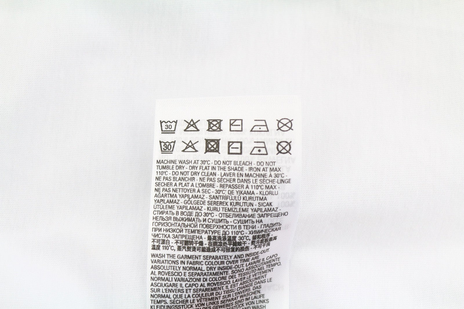 DIESEL T-Just-A35 mens T-Shirt XL Short sleeved Crew Neck Front  Tricot White