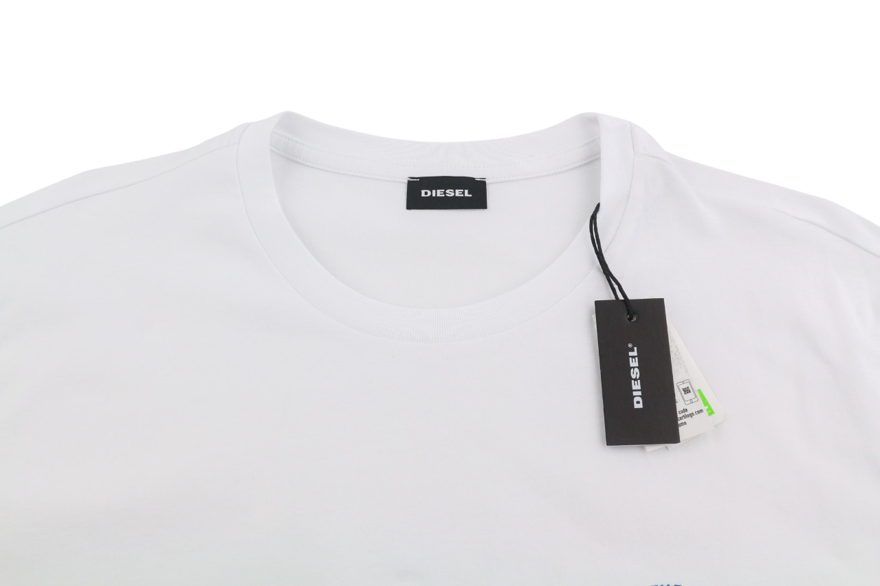 DIESEL T-Diegos-K23 Mens T-Shirt 2XL Short sleeved Crew Collar Tricot