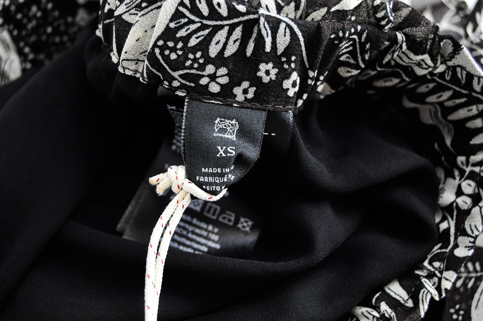 MAISON SCOTCH The Poolside womens Skirt XS Pleated Brown Floral Pull-On Style