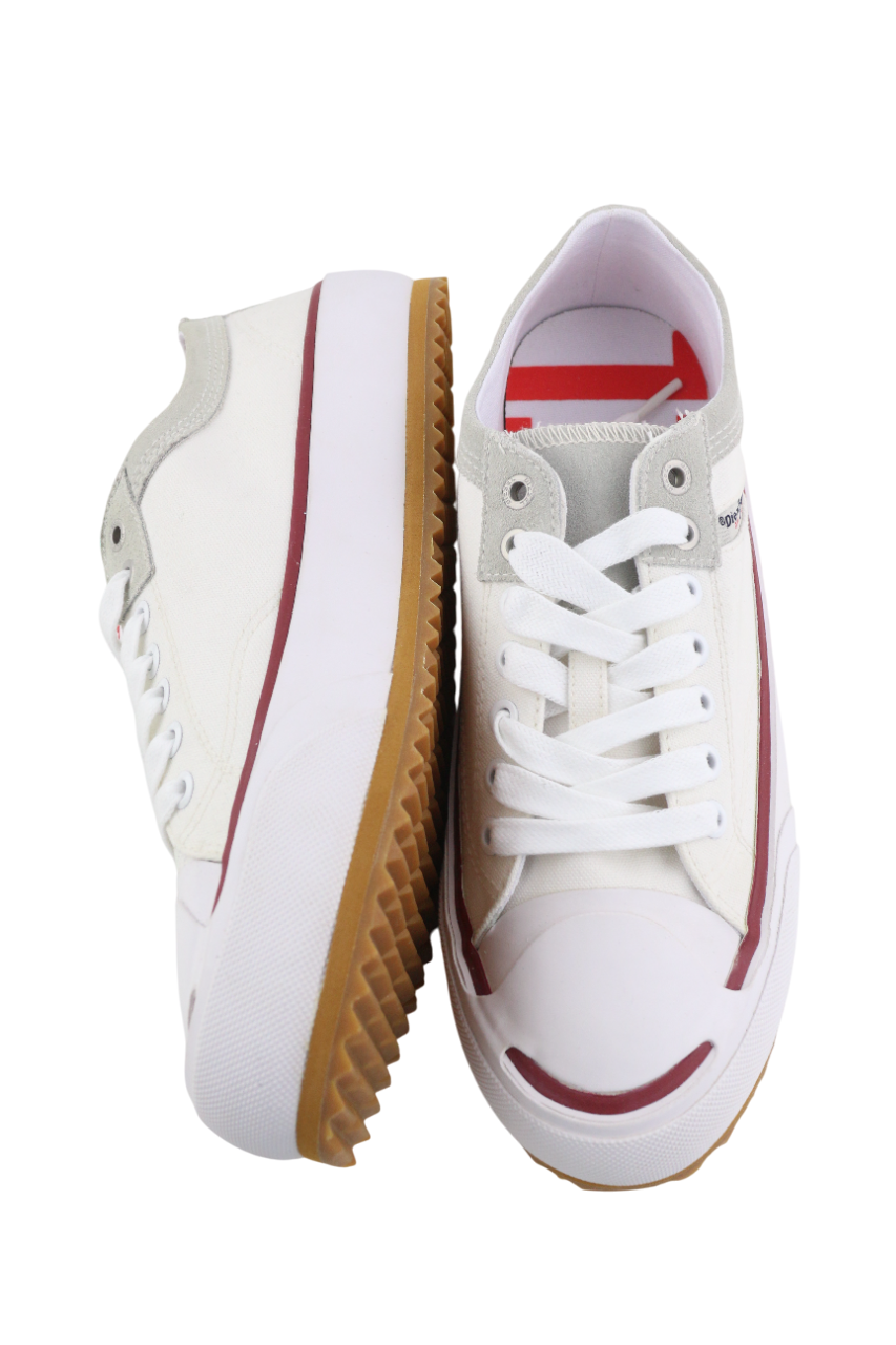 DIESEL S-Principia žemakulniai vyriški sportbačiai, EU42, balti, su raišteliais, RRP 185 € 