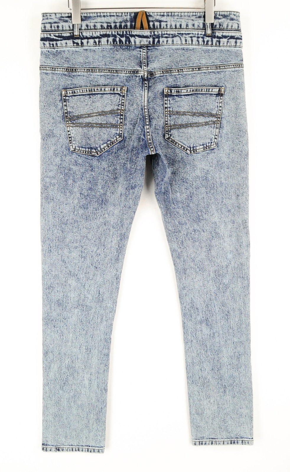 DESIGUAL Coll mens Slim Jeans W36 Blue Washed  stretchy Cotton Casual