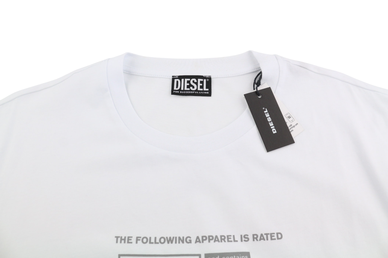 DIESEL T-Just-A35 mens T-Shirt 2XL Short sleeved Crew Collar  Tricot Casual