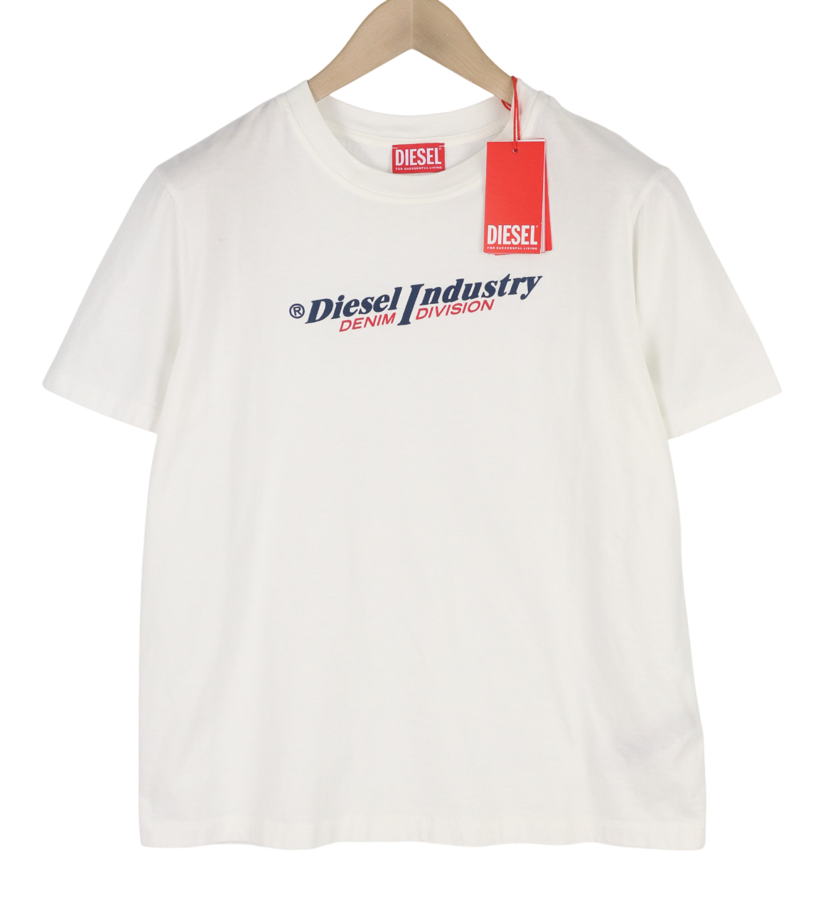 DIESEL T-Reg-Ind moteriški marškinėliai XL dydžio trumpomis rankovėmis, apvalia apykakle, trikotažiniai, RRP 90 € 