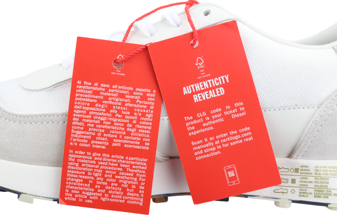 DIESEL S-Racer-Lc vyriški sportbačiai, EU44, balti, zomšiniai, odiniai, RRP 195 € 