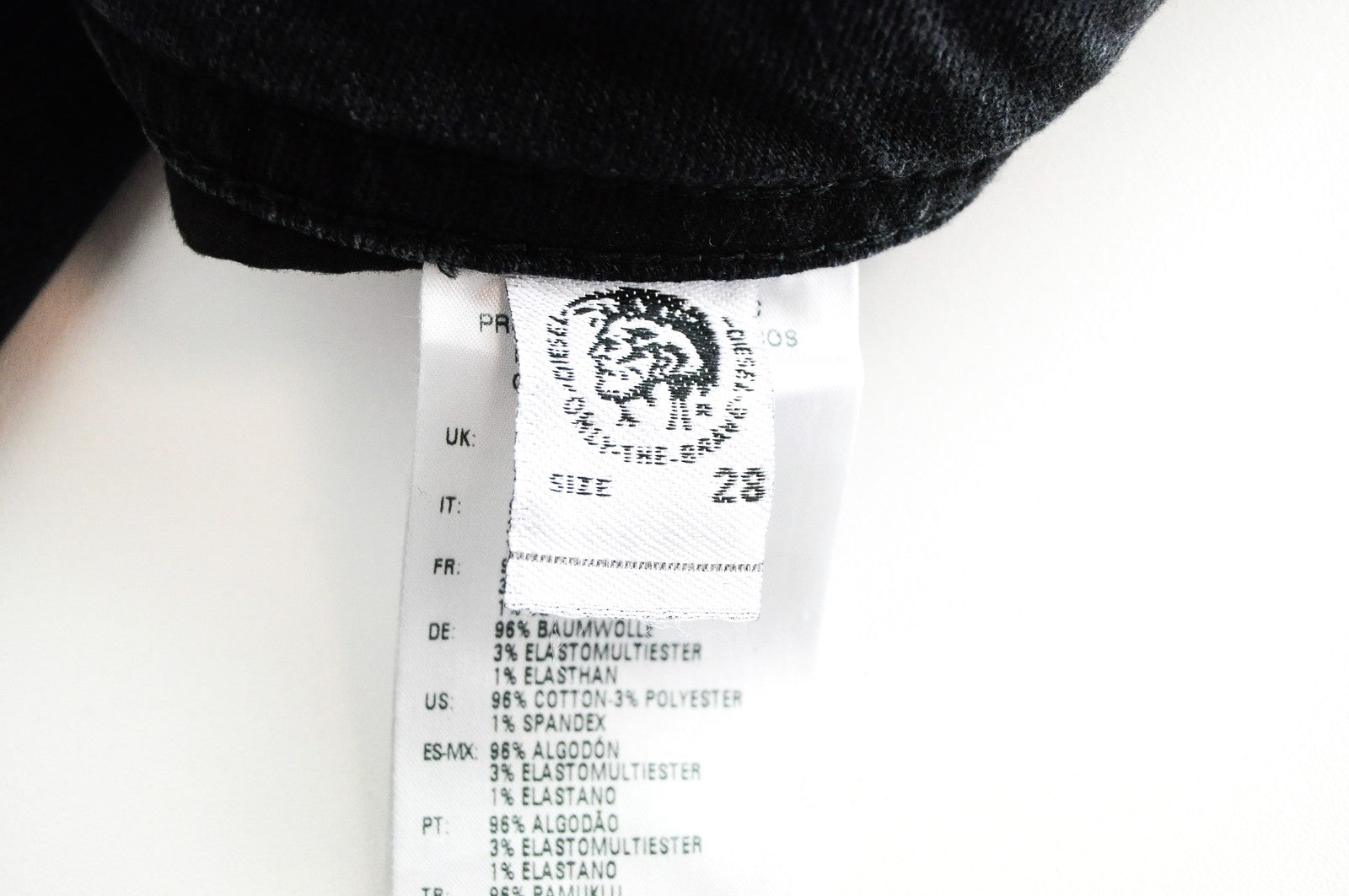 DIESEL Thommer 084NK vyriški džinsai W28/L32 Slim Skinny Navy Cotton elastinga 