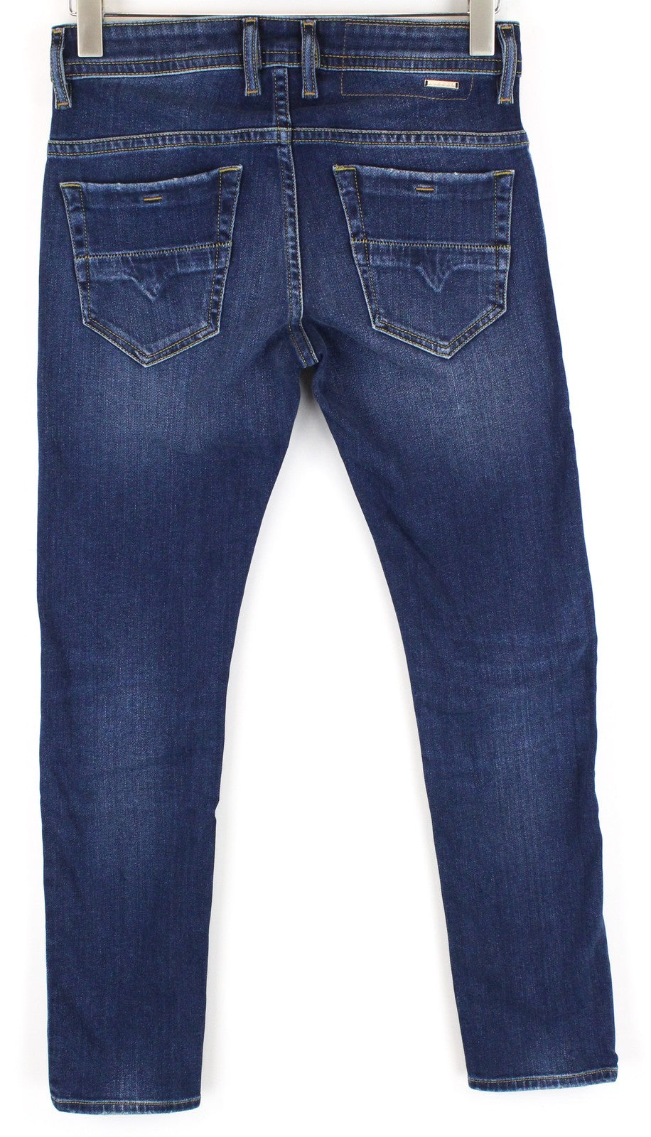 DIESEL Thommer 0870F vyriški džinsai W28/L32 Slim Skinny mėlyni, skalbtos medvilnės, tamprios 