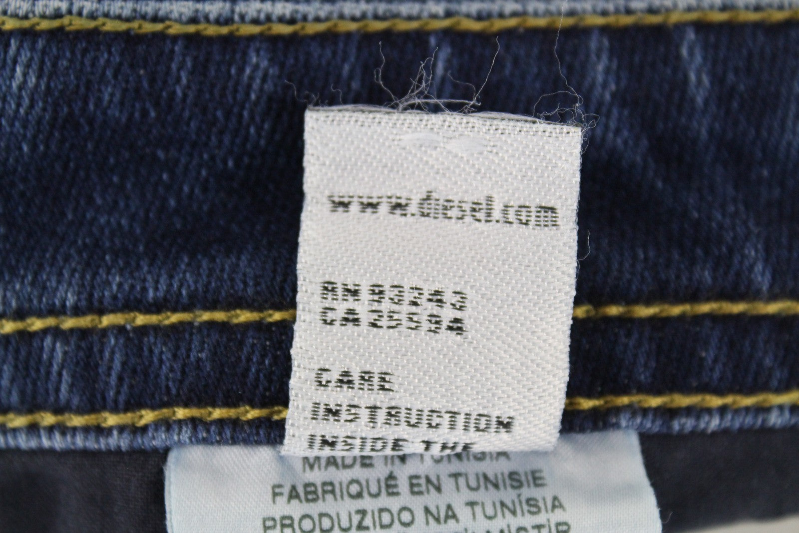 DIESEL Thommer 0870F vyriški džinsai W28/L32 Slim Skinny mėlyni, skalbtos medvilnės, tamprios 